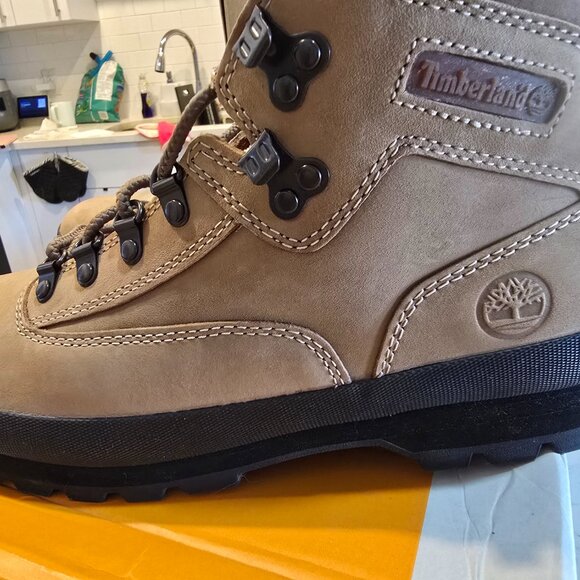 Men's Timberland Euro Hiker Mid Lace Boot - Medium Beige-TB0A2P27EN3 Sz 10.5 NEW - Picture 9 of 16